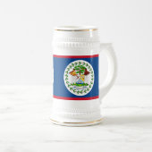 Mok met de vlag van Belize (Voorkant rechts)