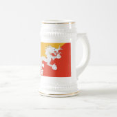 Mok met de vlag van Bhutan (Voorkant rechts)