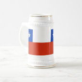 Mok met de vlag van Chili (Voorkant links)