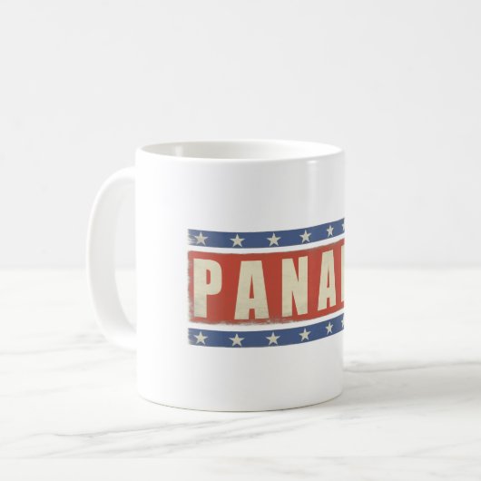 Mok met de vlag van Cool Panama (Voorkant links)