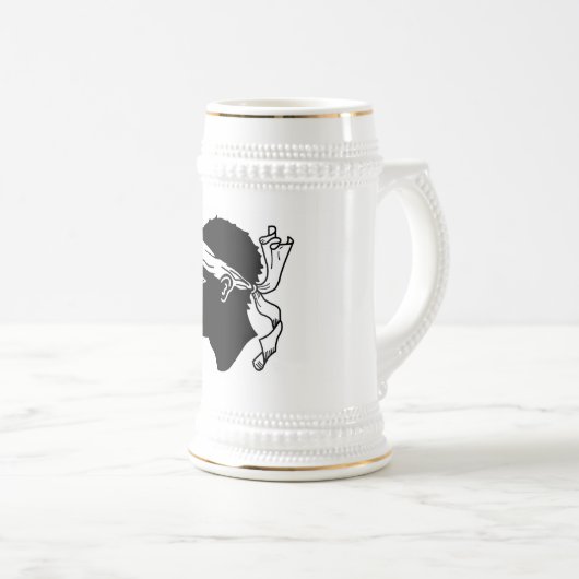 Mok met de vlag van Corsica, Frankrijk (Voorkant rechts)