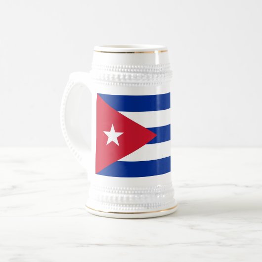 Mok met de vlag van Cuba (Voorkant links)