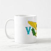 Mok met de vlag van de Maagdeneilanden - VS (Links)