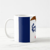 Mok met de vlag van de staat Iowa - Verenigde Stat (Links)