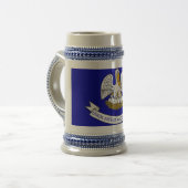 Mok met de vlag van de staat Louisiana - VS (Voorkant links)