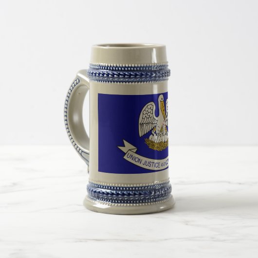 Mok met de vlag van de staat Louisiana - VS (Voorkant links)