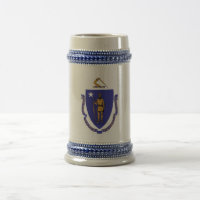 Mok met de vlag van de staat Massachusetts - VS