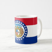 Mok met de vlag van de staat Missouri - Verenigde (Voorkant rechts)