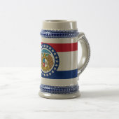 Mok met de vlag van de staat Missouri - VS (Voorkant rechts)
