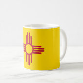 Mok met de vlag van de staat New Mexico - Verenigd (Voorkant rechts)