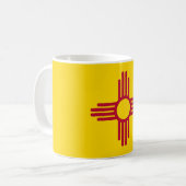 Mok met de vlag van de staat New Mexico - Verenigd (Voorkant links)