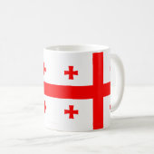 Mok met de vlag van Georgië (Voorkant rechts)