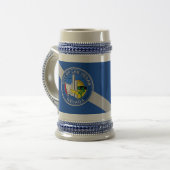 Mok met de vlag van Las Vegas City, Verenigde Stat (Voorkant links)