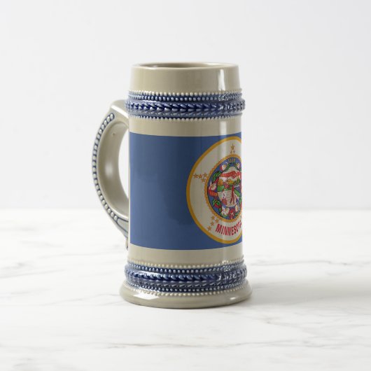Mok met de vlag van Minnesota - Verenigde Staten (Voorkant links)