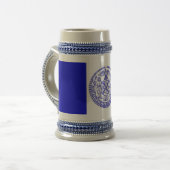 Mok met de vlag van New York City - VS (Voorkant links)