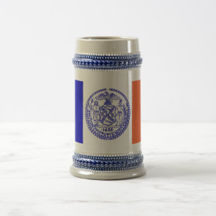 Mok met de vlag van New York City - VS