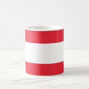 Mok met de vlag van Oostenrijk