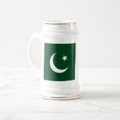 Mok met de vlag van Pakistan (Voorkant links)