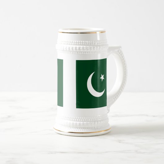 Mok met de vlag van Pakistan (Voorkant rechts)