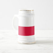 Mok met de vlag van Polen (Voorkant links)