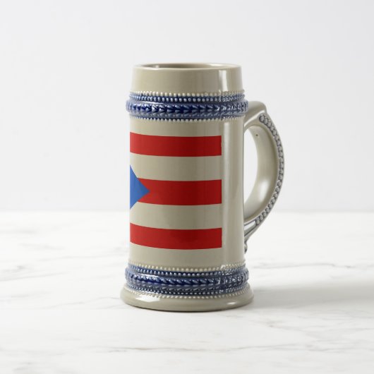 Mok met de vlag van Puerto Rico - Verenigde Staten (Voorkant rechts)