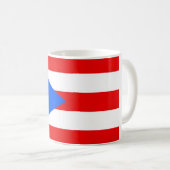 Mok met de vlag van Puerto Rico - Verenigde Staten (Voorkant rechts)
