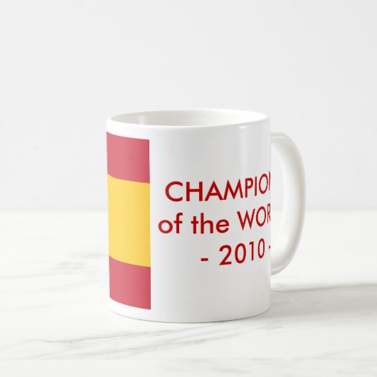 Mok met de vlag van Spanje (Voorkant rechts)