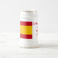 Mok met de vlag van Spanje