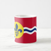 Mok met de vlag van St. Louis, Missouri (Center)