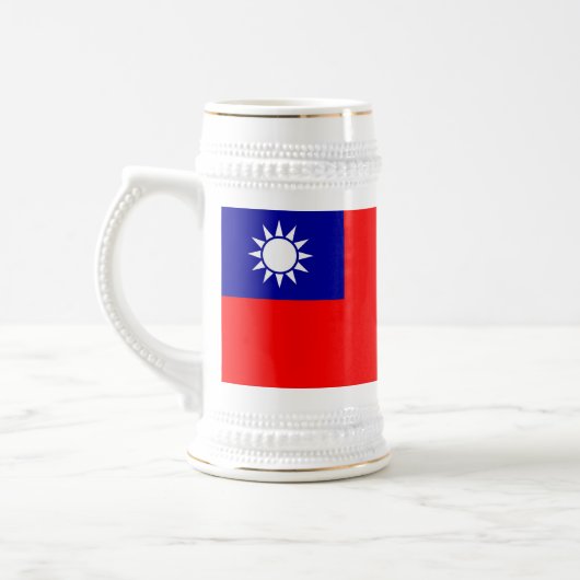 Mok met de vlag van Taiwan (Links)