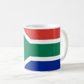 Mok met de vlag van Zuid-Afrika (Voorkant rechts)
