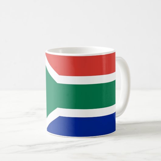Mok met de vlag van Zuid-Afrika (Voorkant rechts)