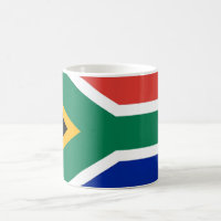 Mok met de vlag van Zuid-Afrika