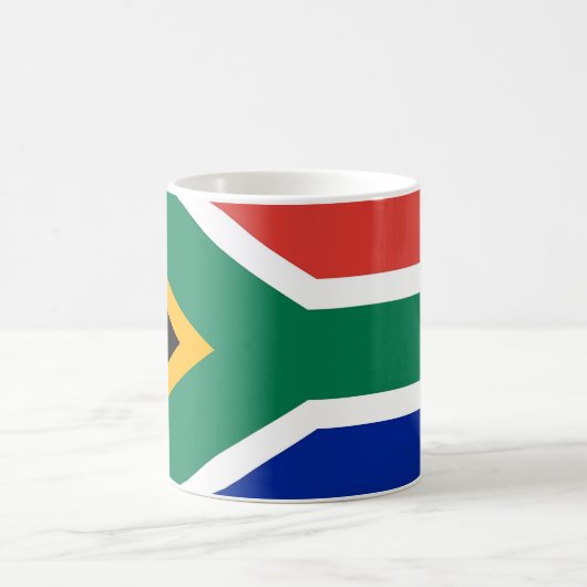 Mok met de vlag van Zuid-Afrika (Center)