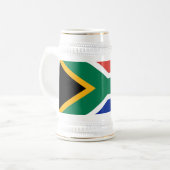 Mok met de vlag van Zuid-Afrika (Voorkant links)