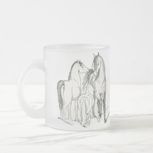 Mok met drie paarden (Links)