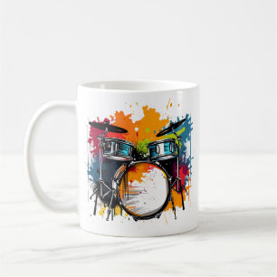 Mok met drum en quote