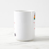 Mok met een boodschap ter bescherming van de Libra (Center)