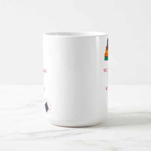 Mok met een boodschap ter bescherming van de Libra (Center)