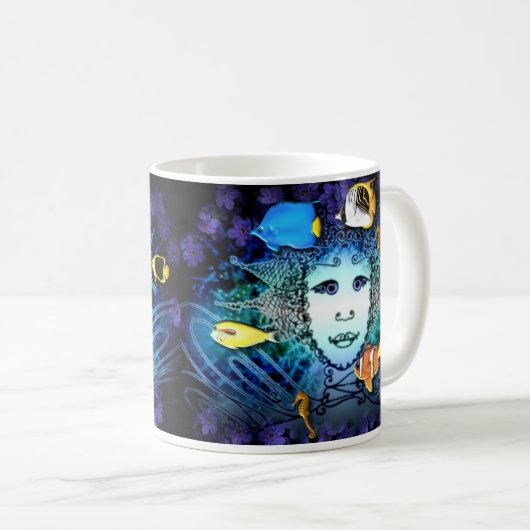 Mok met een devies voor de visserij (Voorkant rechts)