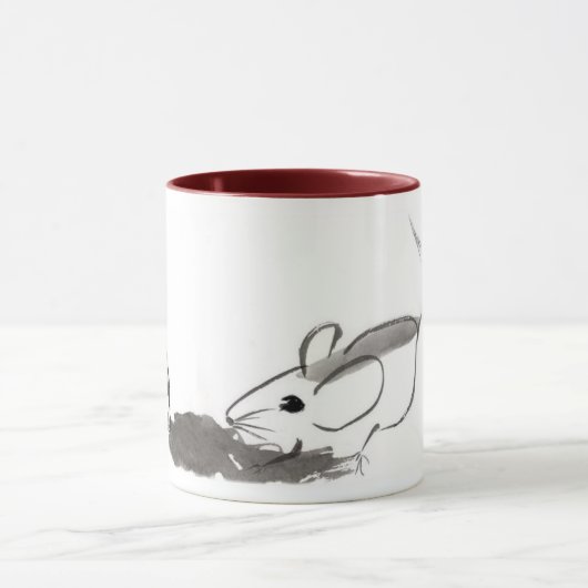 Mok met een muis (Midden)