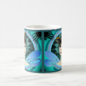 Mok met een stijlvol gezicht dat een Pet van de vl (Center)