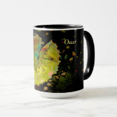 Mok met Enhanced Water Lily Pod Leaf (Voorkant rechts)