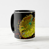 Mok met Enhanced Water Lily Pod Leaf (Voorkant links)