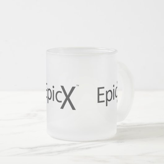 Mok met EpicX (3 tekst logo - horizontaal) (Voorkant rechts)