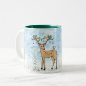 Mok met feestdagen en feestdagen (Voorkant links)