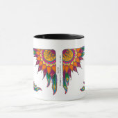 Mok met flitsvormig bloemontwerp / Verlichting2 (Midden)