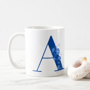 Mok met Floral Monogram