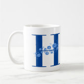 Mok met Floral Monogram H (Links)