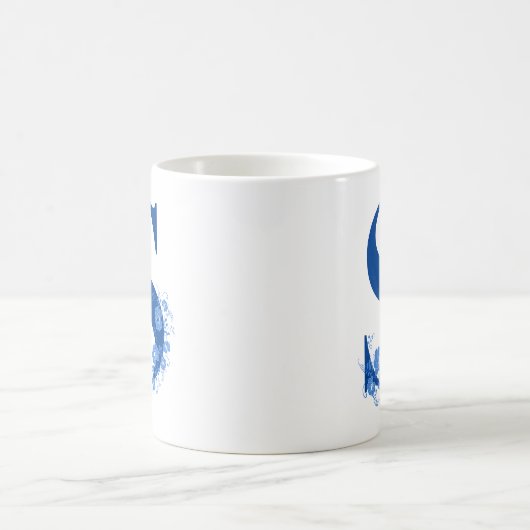 Mok met Floral van Monogram S (Center)